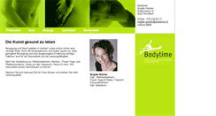 Desktop Screenshot of bodytime.ch